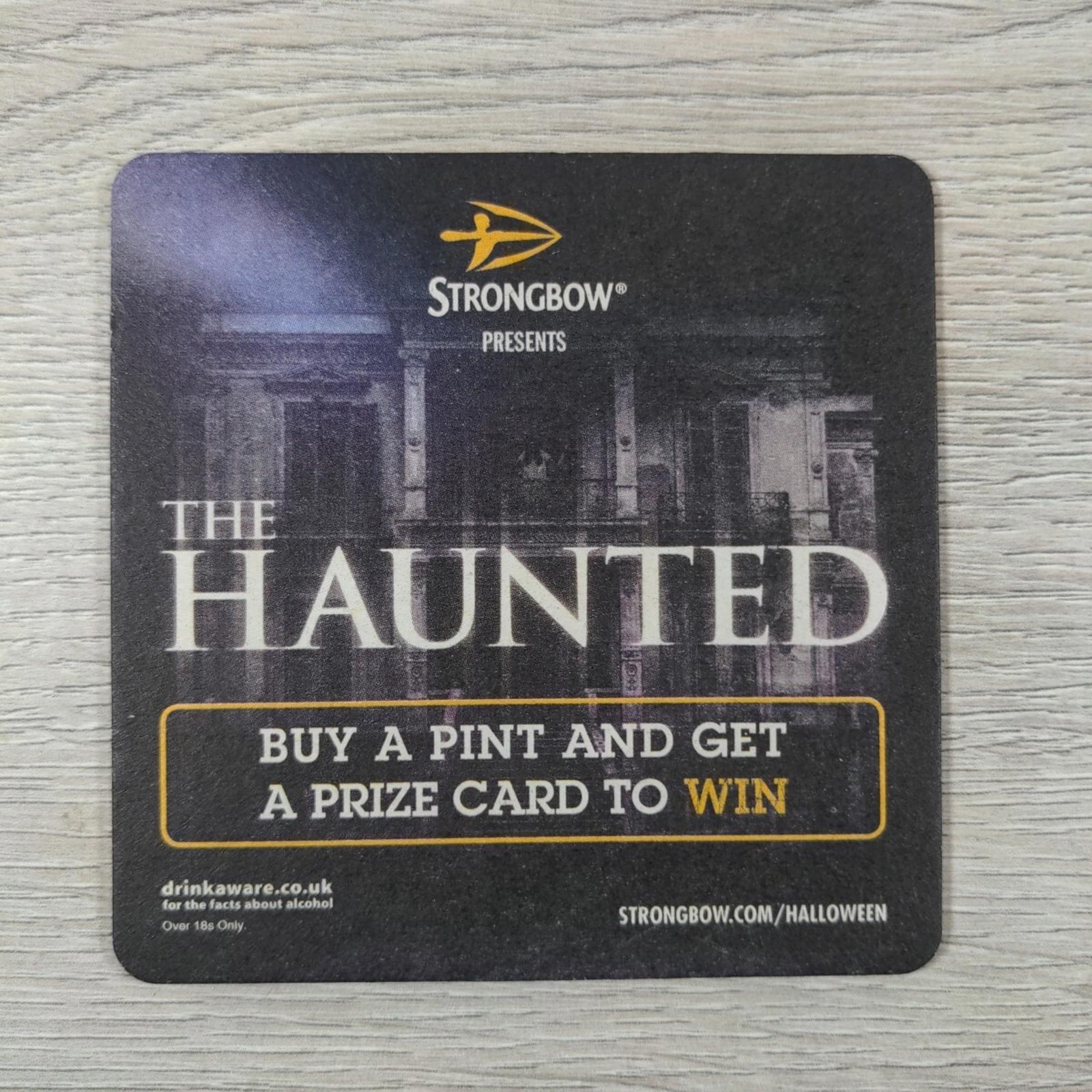 Strongbow Dark Fruit 4 x Beer Mats Pub Bar Coaster Breweriana - Retrorama UK