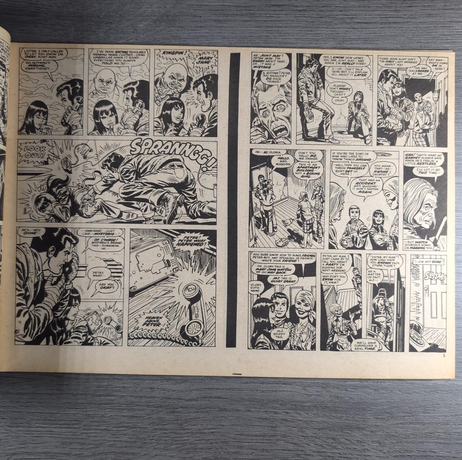 Super Spider-Man With The Super Heroes No. 191 Marvel Comics 6th October 1976