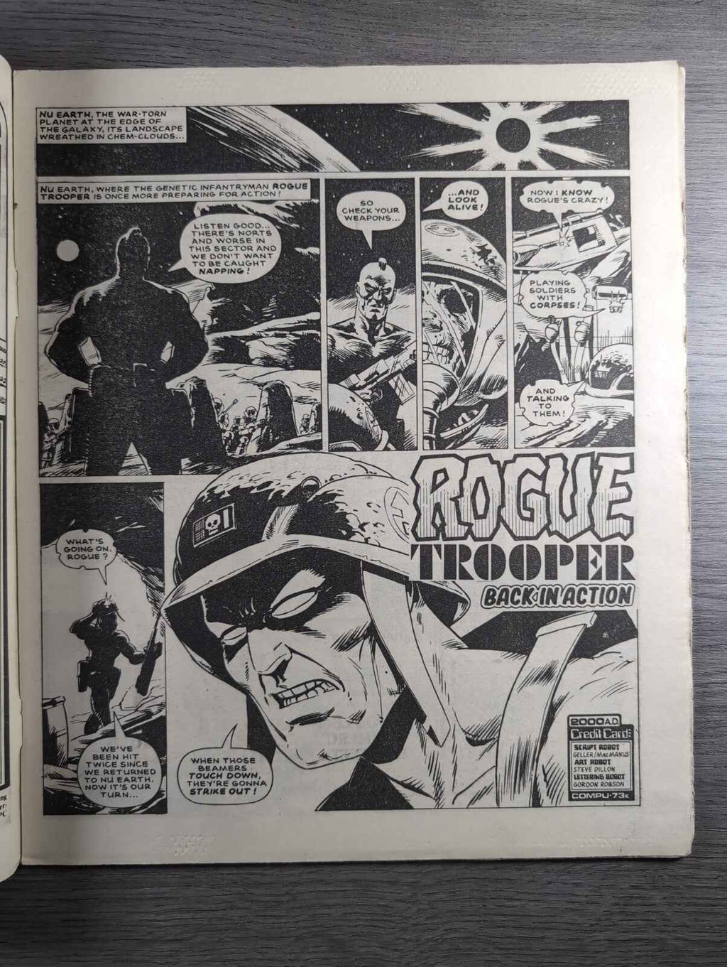 2000AD Prog 495 Featuring Judge Dread Comic 8th Nov 1986 Vintage Retro Comic
