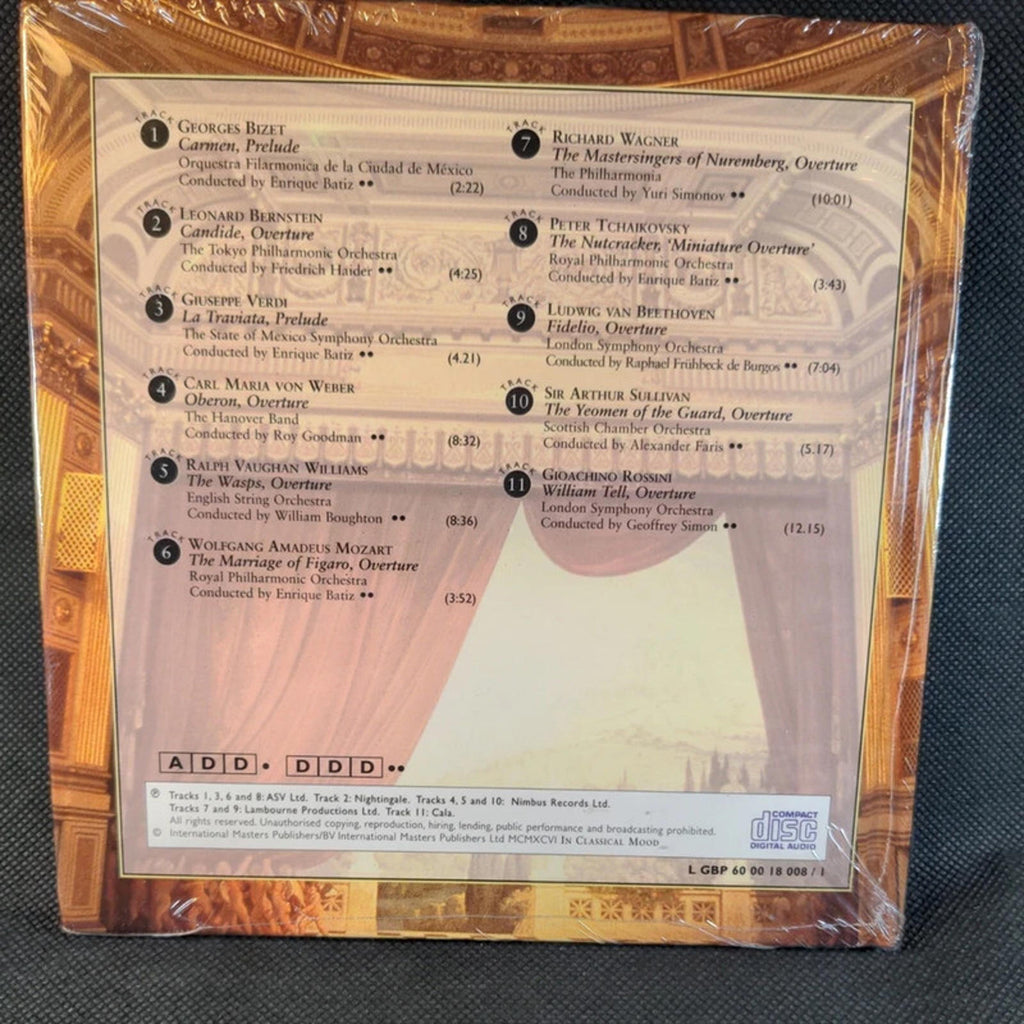 In Classical Mood Great Overtures Wagner Beethoven CD Album New In Film Seal - Retrorama UK