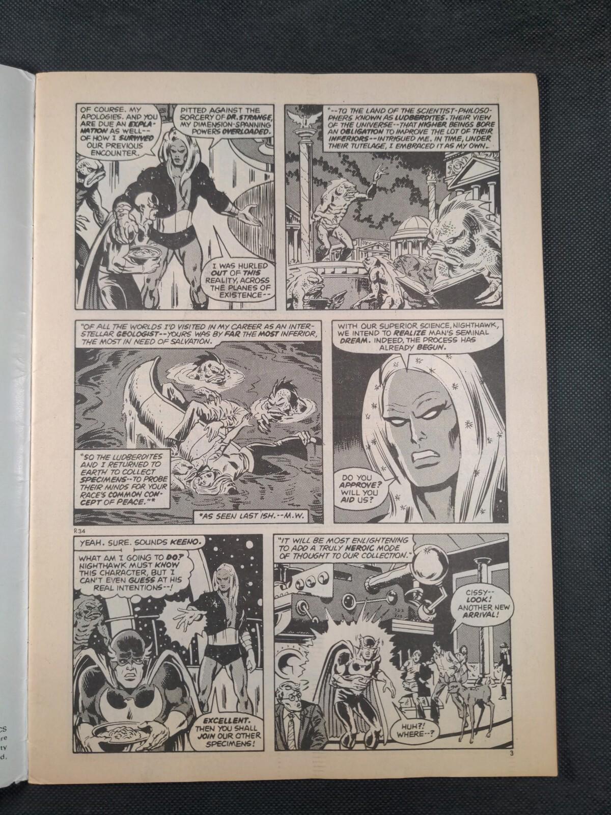 Marvel Comics - Rampage Starring The Daring Defenders - Issue No 34 June 1978