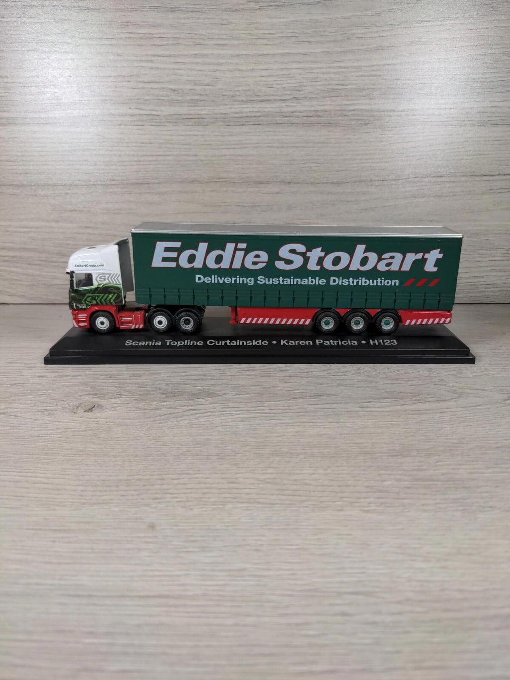 Atlas Editions Eddie Stobart Scania Topside Curtainside Karen Patricia H123