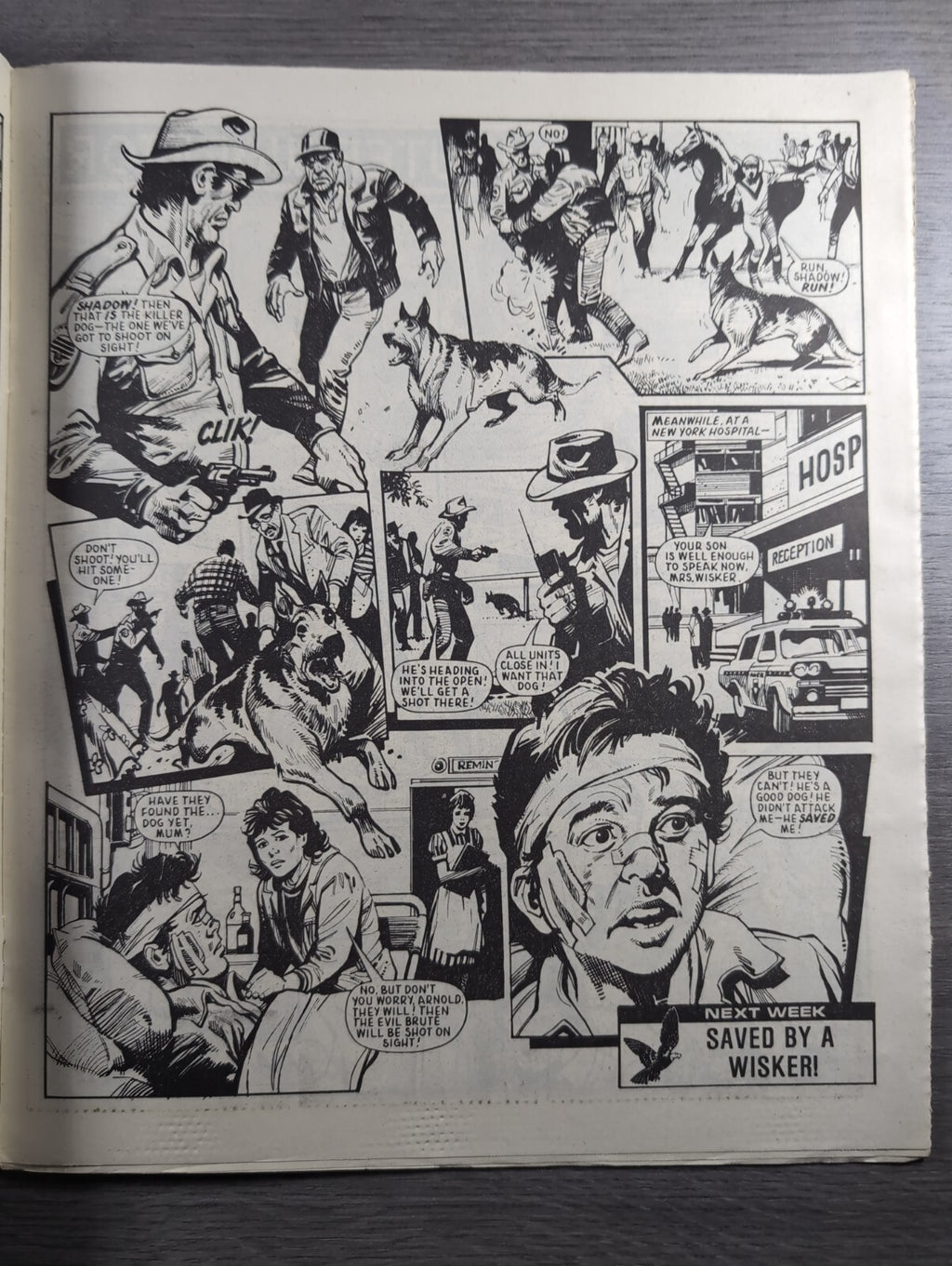 Eagle And Tiger Comic Issue No. 199 11th January 1986 Vintage Retro UK Comic