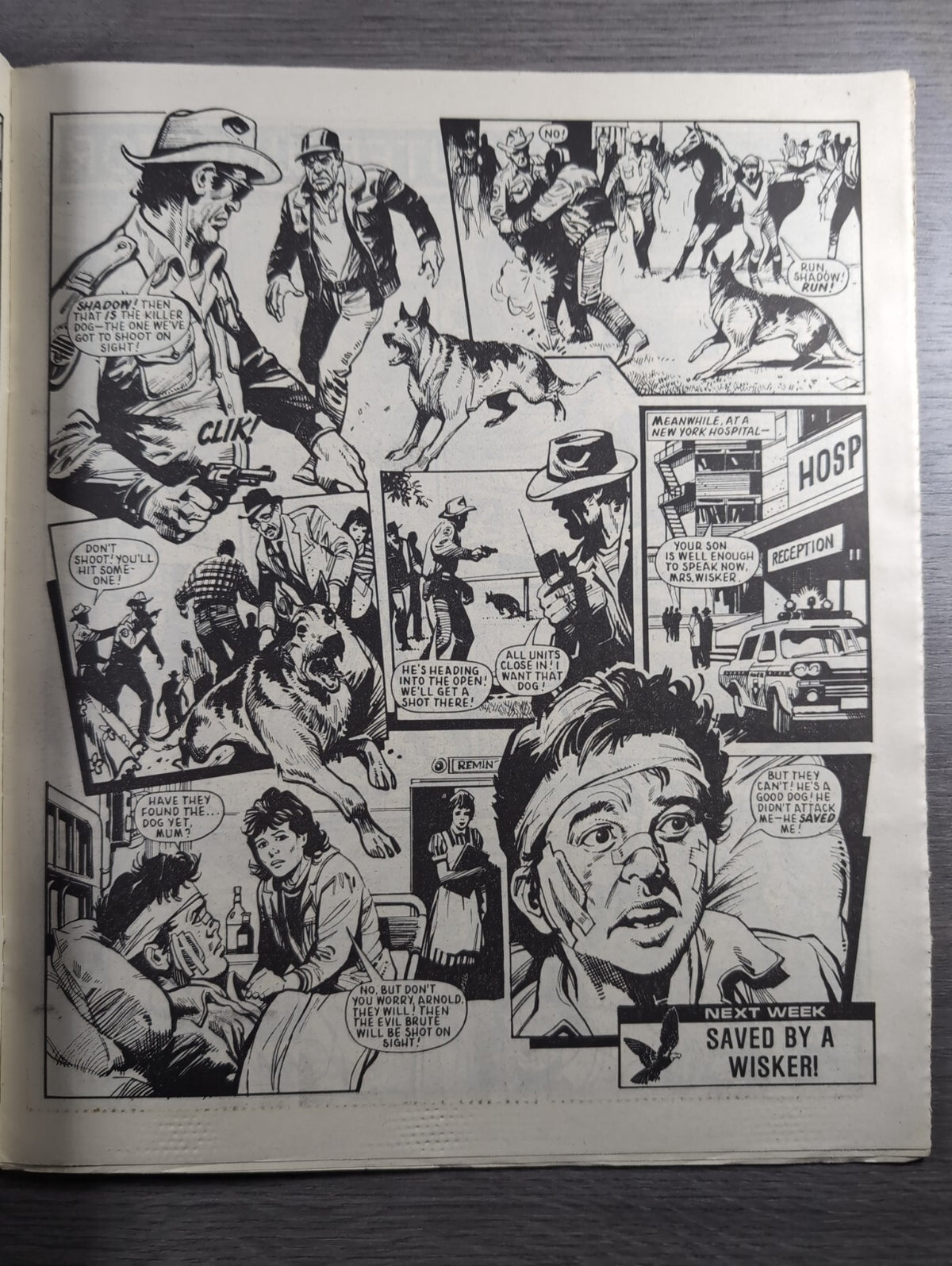 Eagle And Tiger Comic Issue No. 199 11th January 1986 Vintage Retro UK Comic