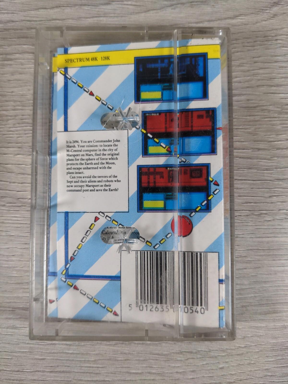 Marsport ZX Spectrum 48K 128K Video Game Cassette Tested & Working