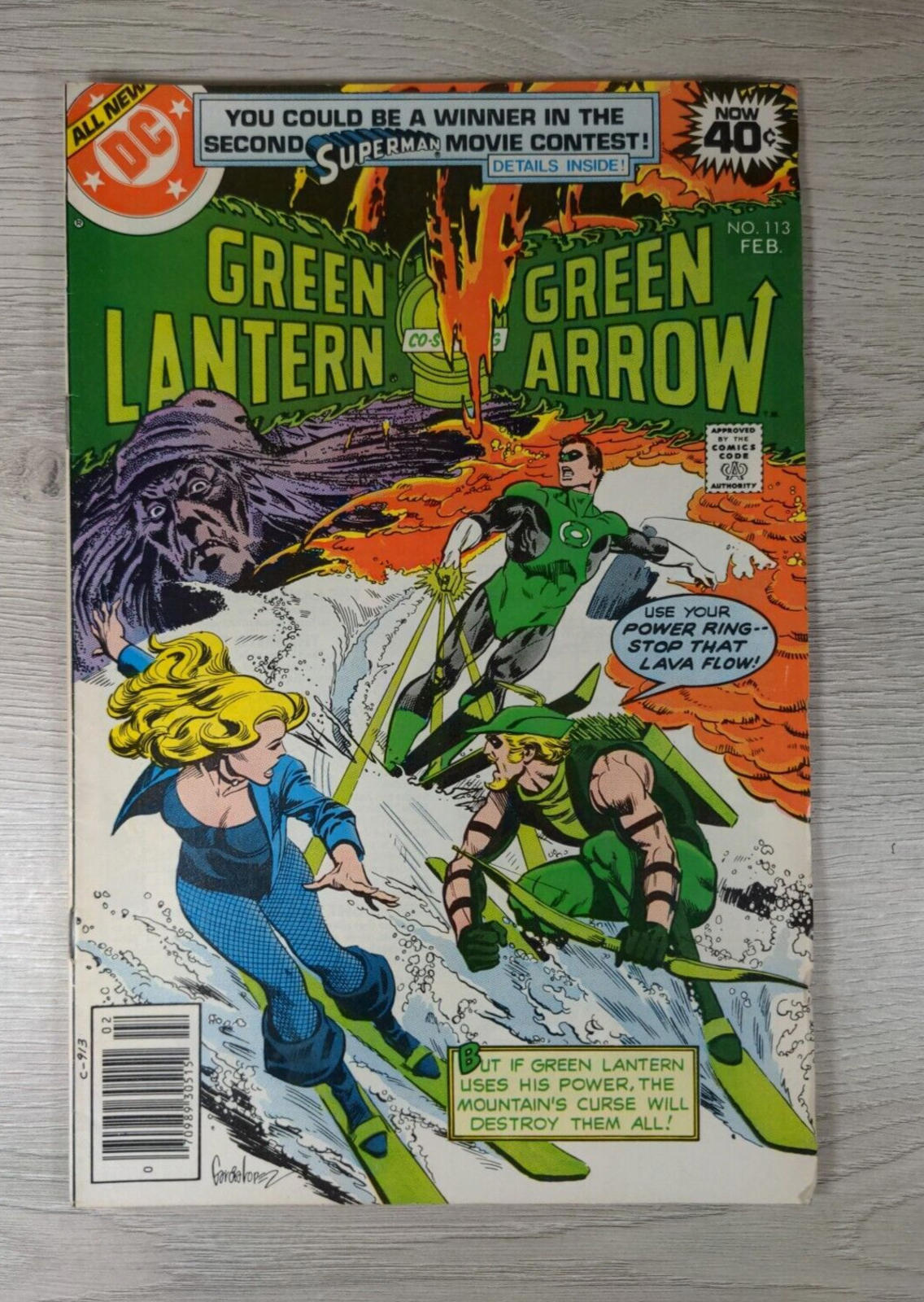 DC Comics Green Lantern #113 February 1979 Co-Staring Green Arrow -Vintage Comic