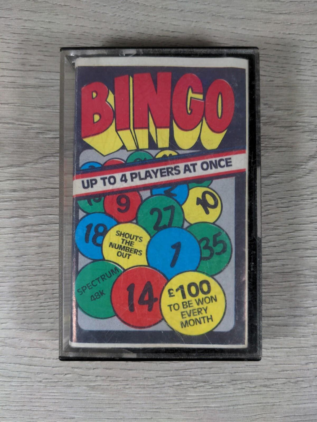 Bingo ZX Spectrum 48K Game Cassette Tested & Working