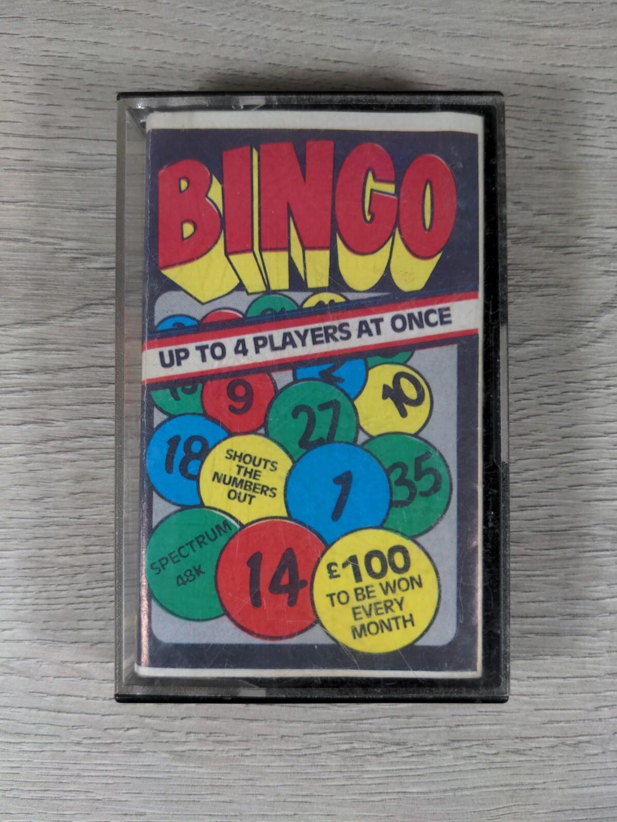 Bingo ZX Spectrum 48K Game Cassette Tested & Working