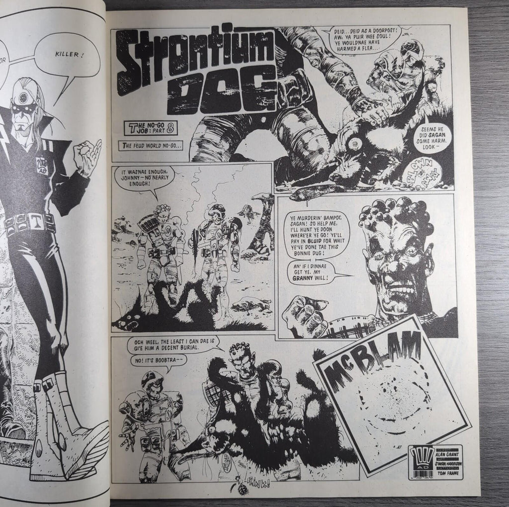 2000AD Prog 587 Featuring Judge Dredd 13th August 1988 Vintage Comic