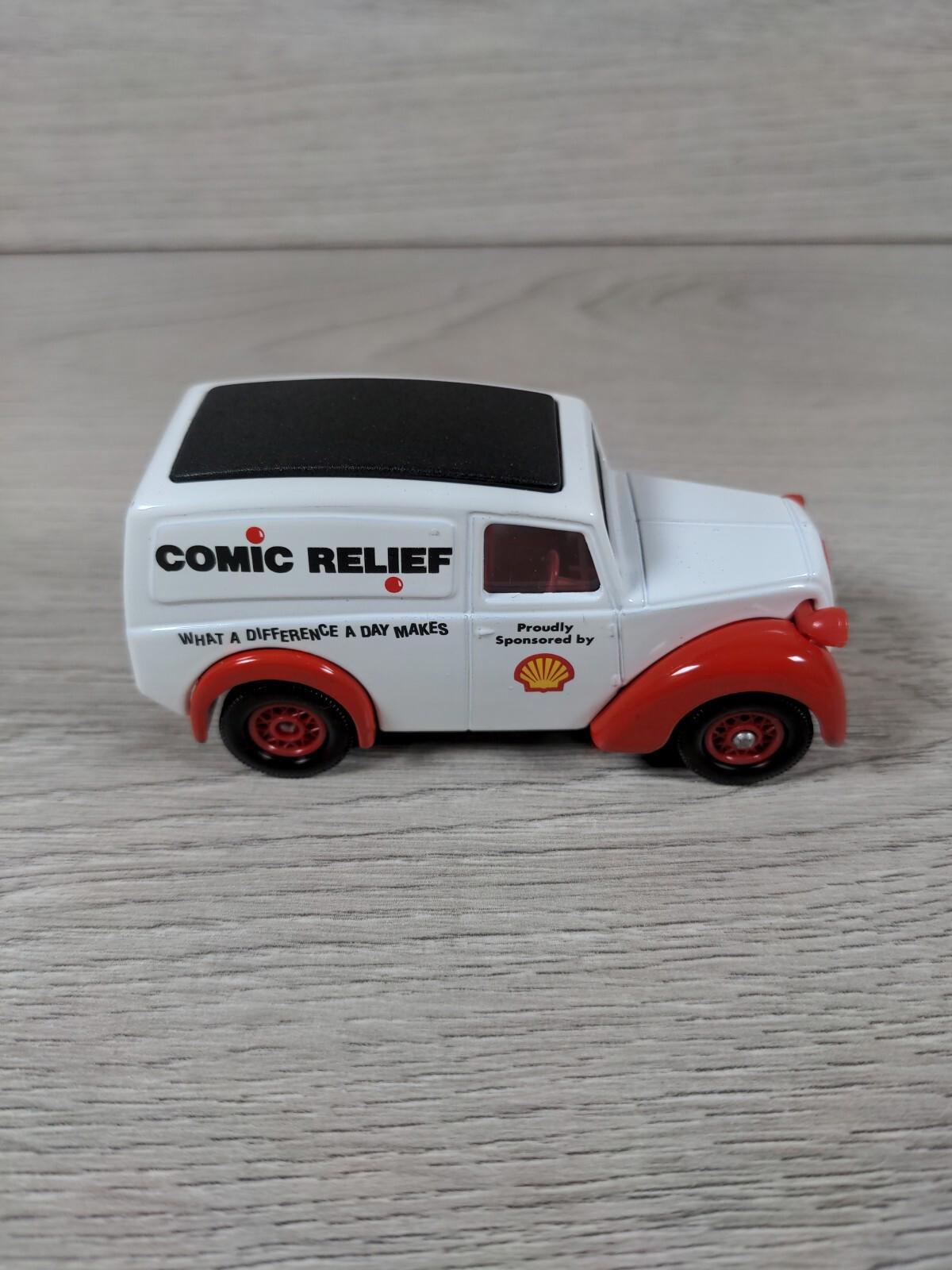 Lledo Comic Relief Van In A Can Vintage Diecast Model Morris Van