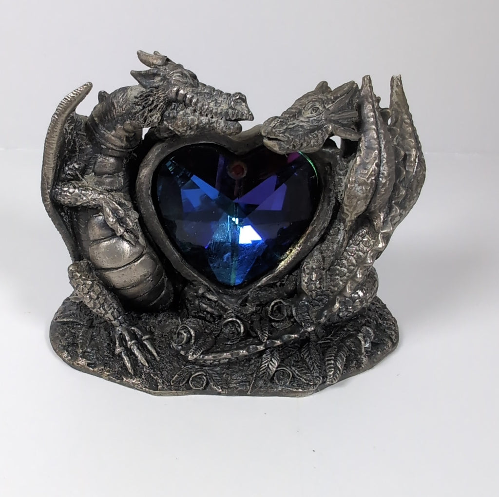 Myth & Magic Romancing The Dragon 3846 The Tudor Mint Pewter Metal Figure