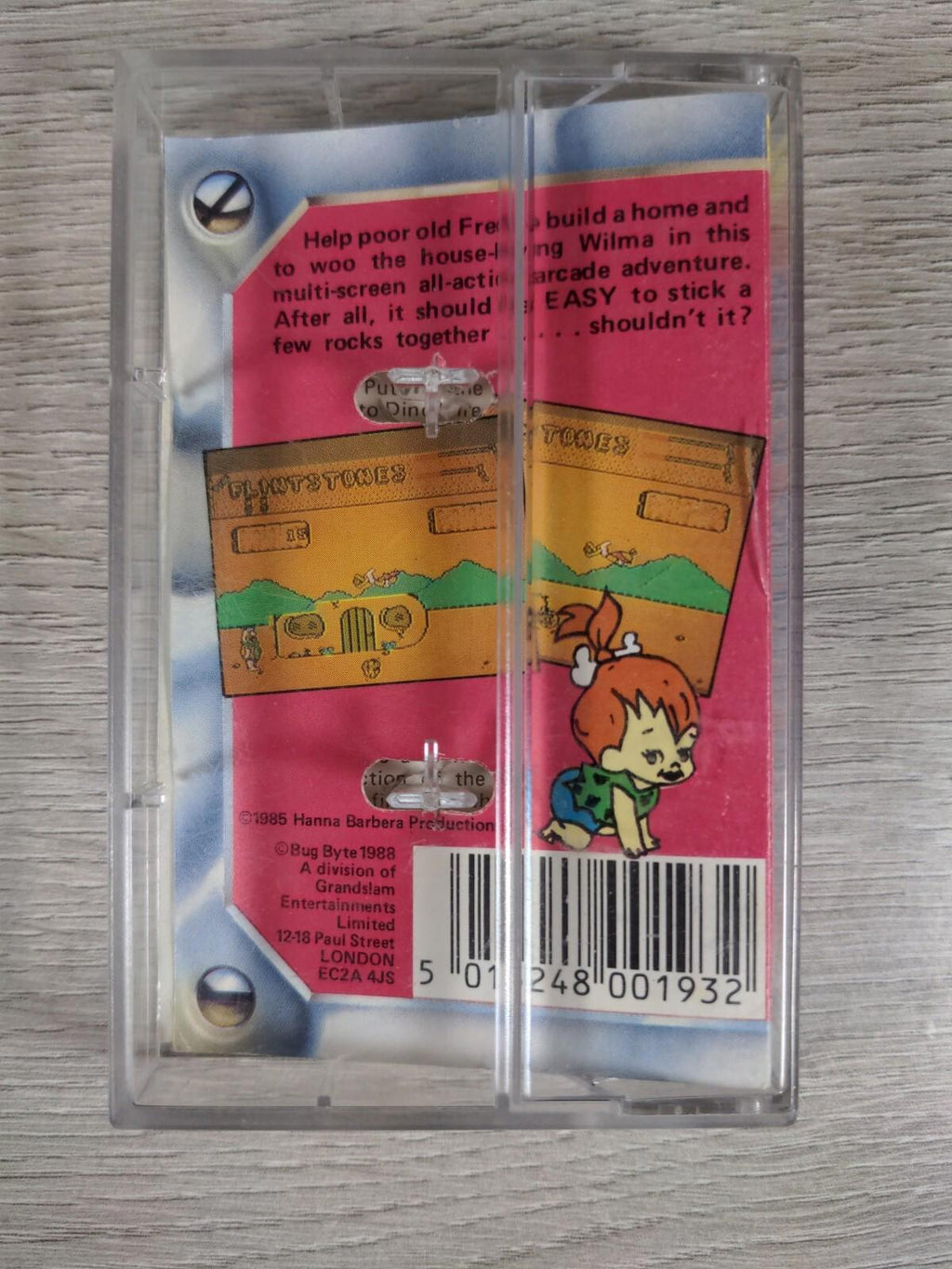 Yabba Dabba Doo! ZX Spectrum 48K 128K Video Game Cassette Tested & Working