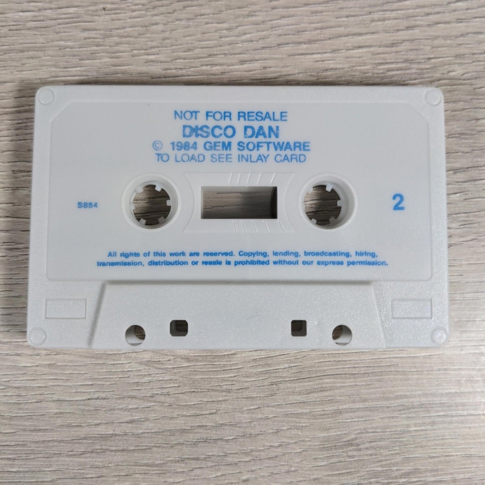 Disco Dan ZX Spectrum Game Cassette Gem Software Tested & Working - Retrorama UK