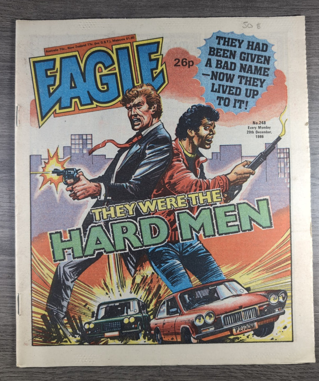 Eagle Comic Issue No. 248 20th December 1986 Vintage Retro UK Comic