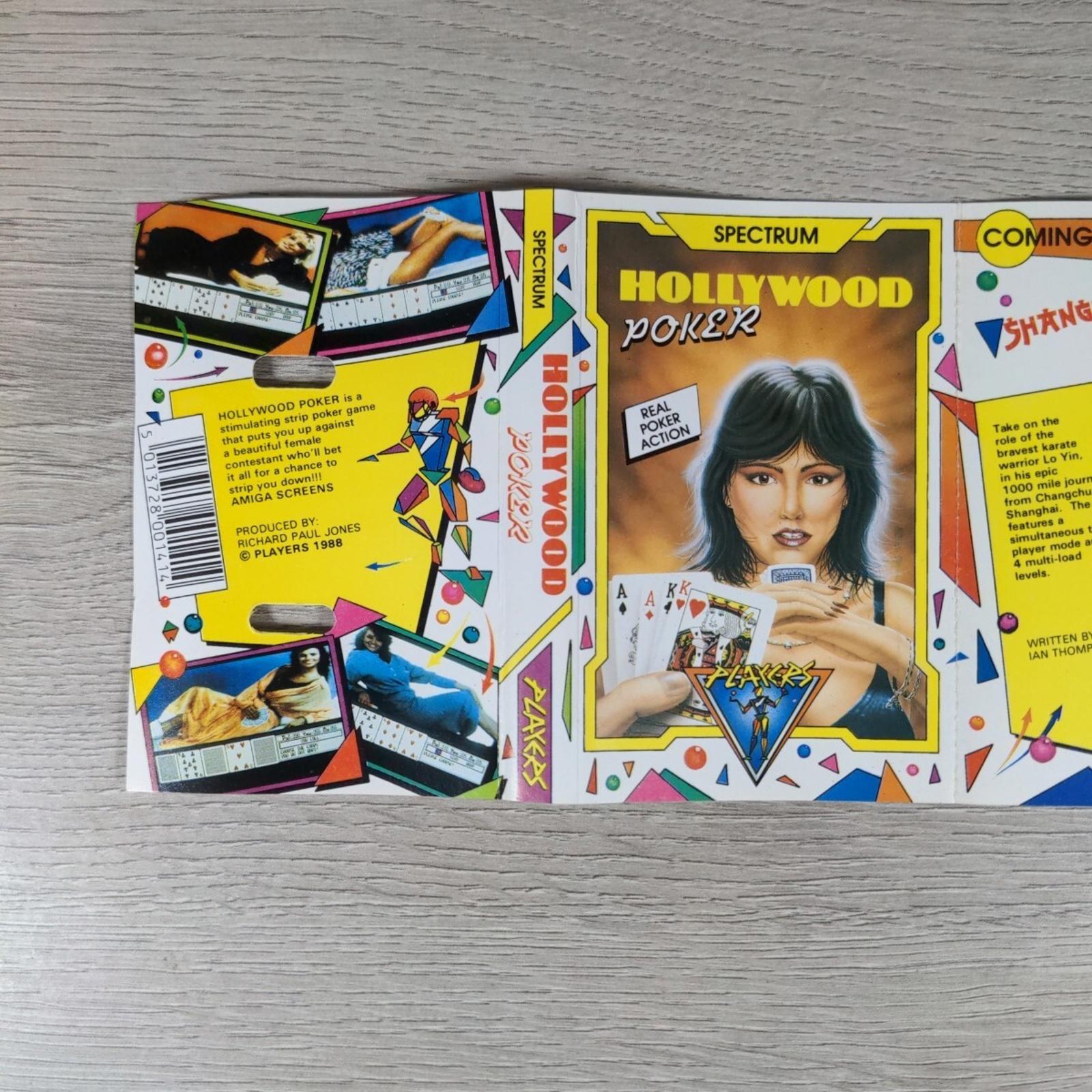 Hollywood Poker ZX Spectrum 48K 128K Video Game Cassette Tested & Working