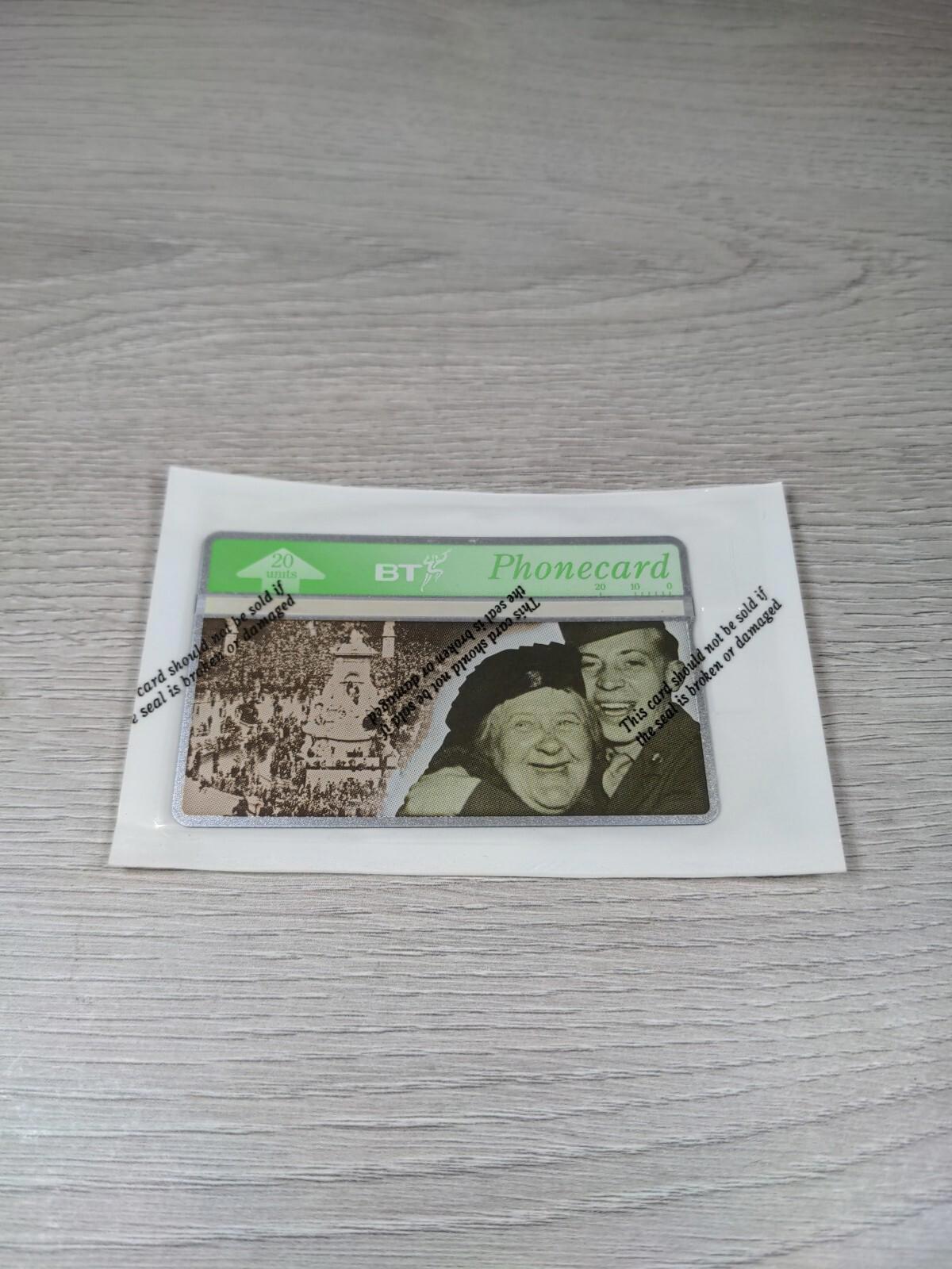 BT Phonecard 20 Units £2 The Time Of Our Lives 50th Anniversary of VE Day Unused - Retrorama UK