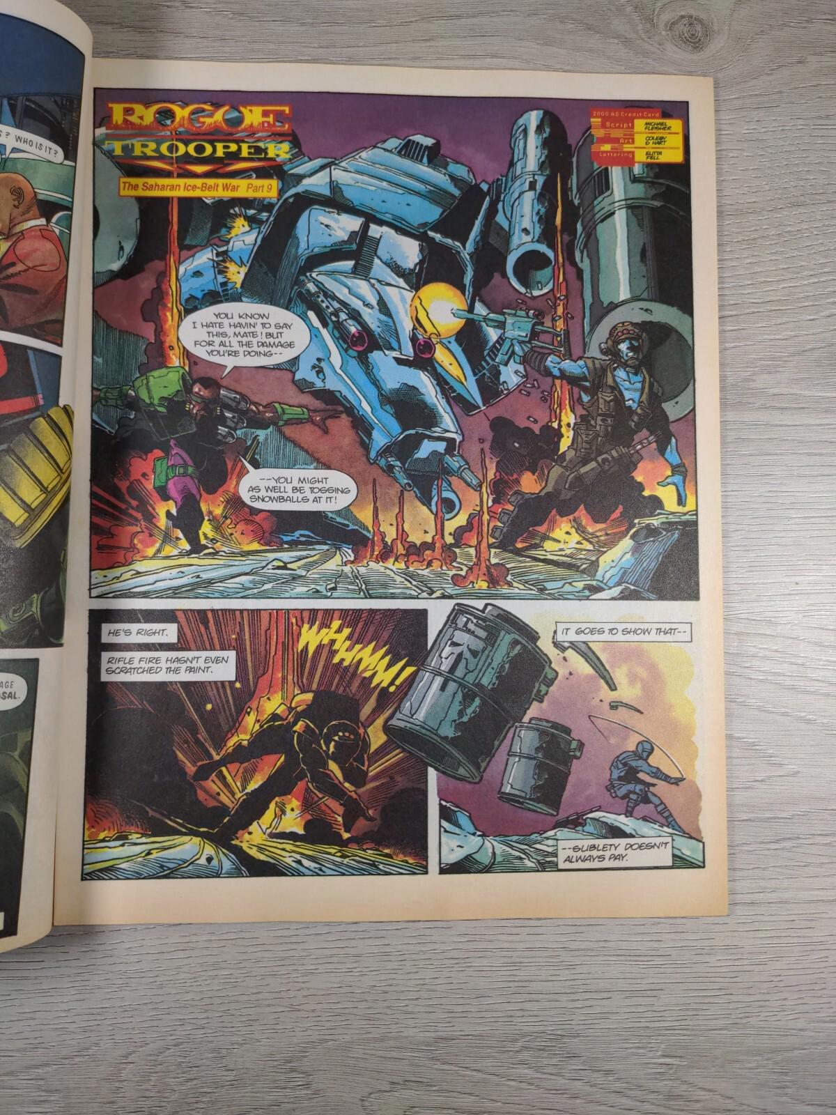 2000AD Featuring Judge Dredd Prog 738 July 1991 Vintage Comic - Retrorama UK