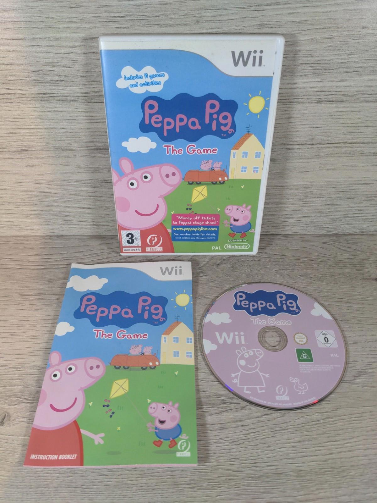 Peppa Pig The Game Nintendo Wii Game PAL Pegi 3+ Manual Included