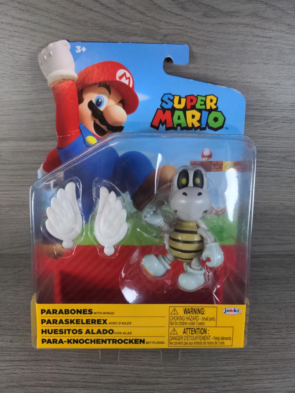 Super Mario Parabones 8cm Action Figure Jakks Pacific Factory Sealed Pack