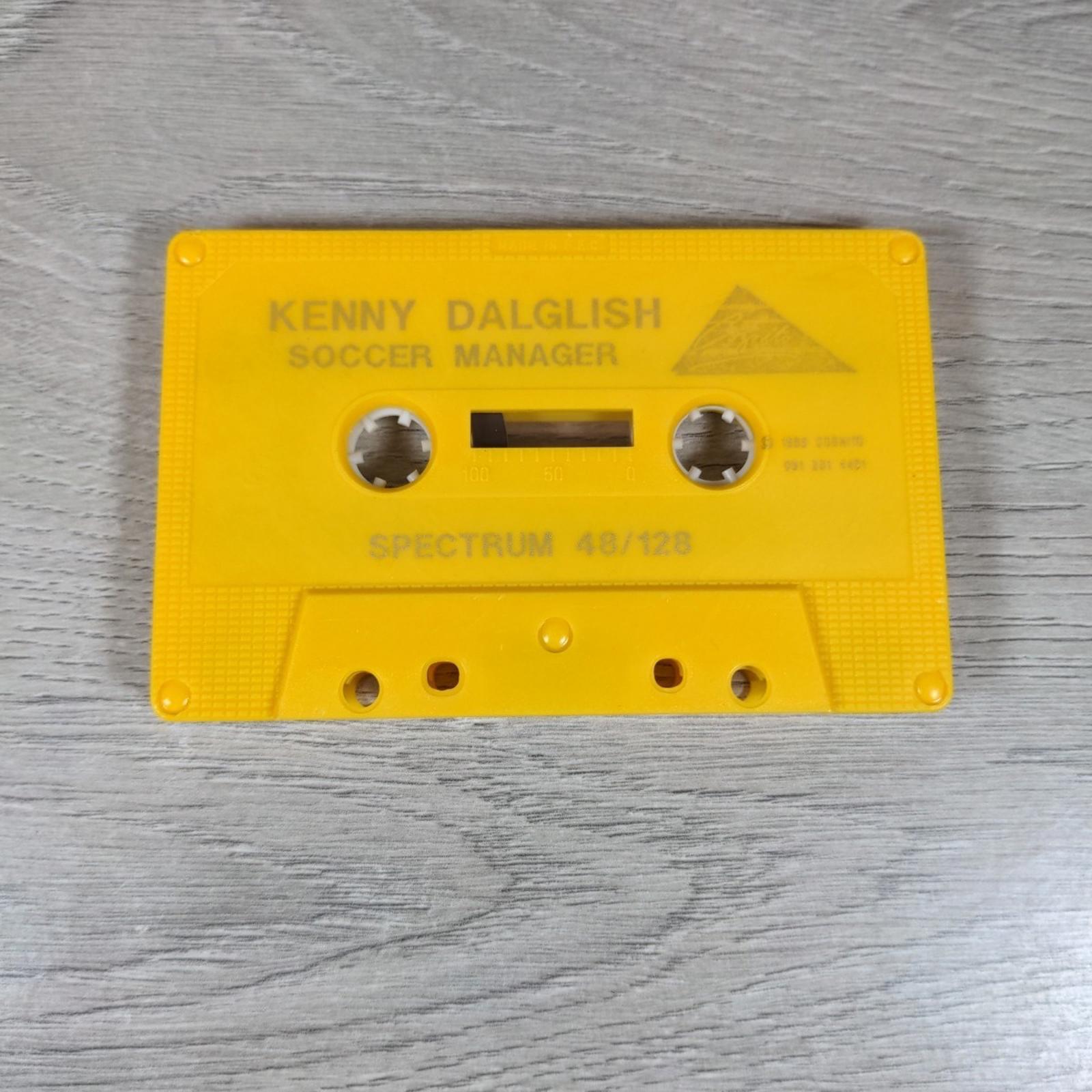 Kenny Dalglish Soccer Manager ZX Spectrum 48/128K Game Cassette Tested & Working