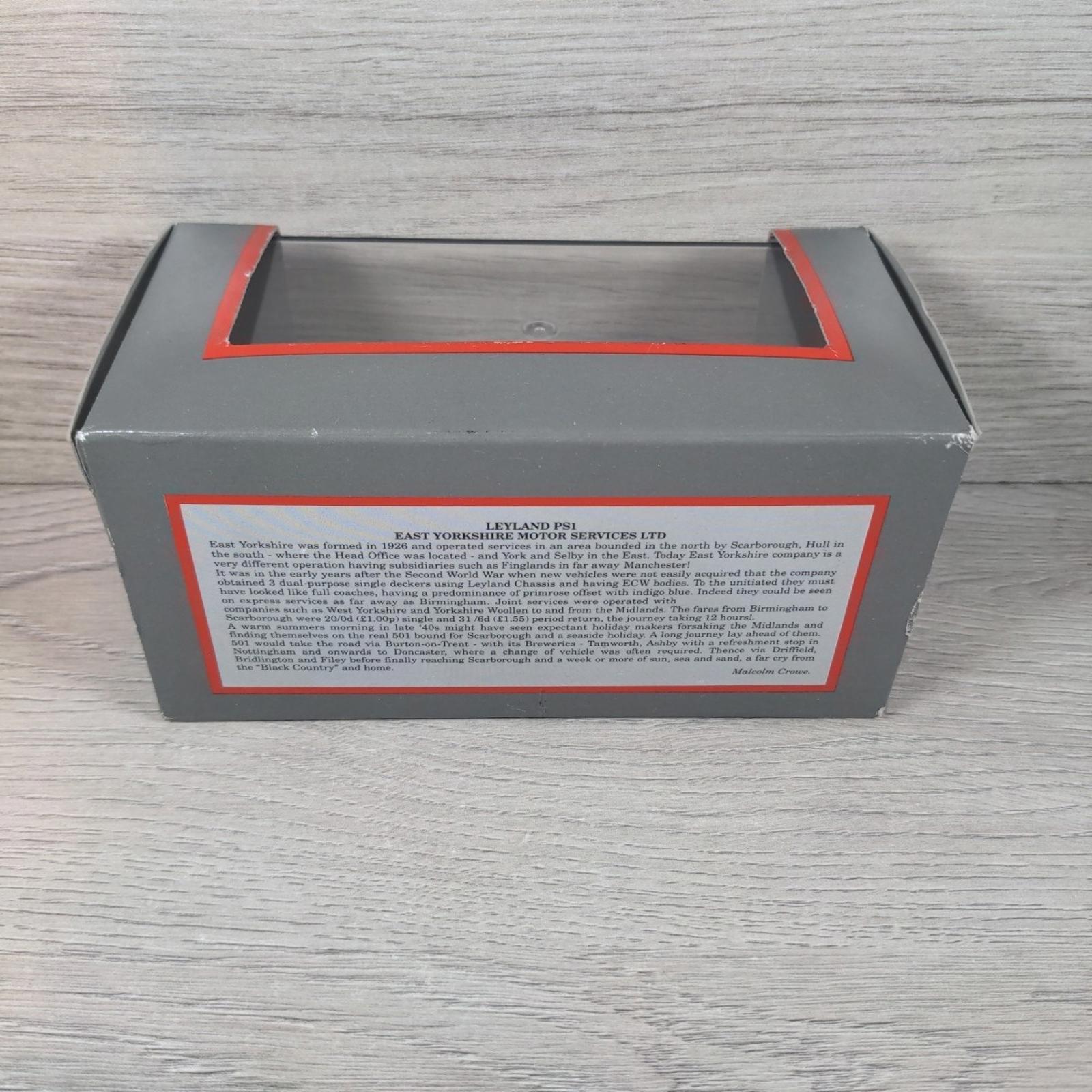 Corgi - Original Omnibus Leyland PS1 East Yorkshire Motor Service Die-Cast Model