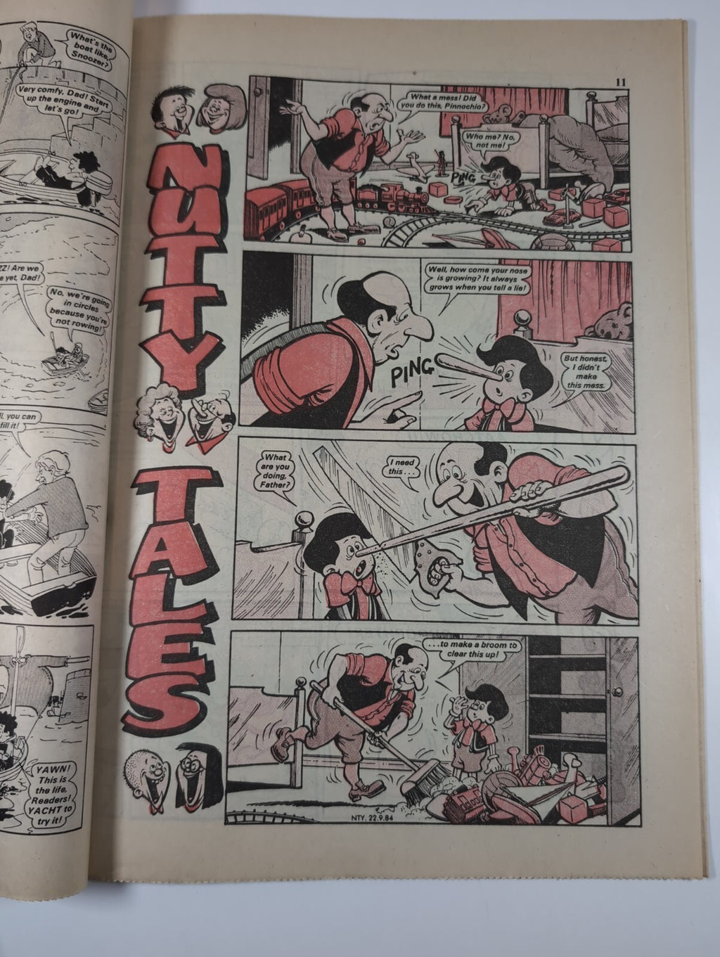Nutty Comic Featuring Bananaman Issue No. 241 Sept 22nd 1984  Vintage Comic