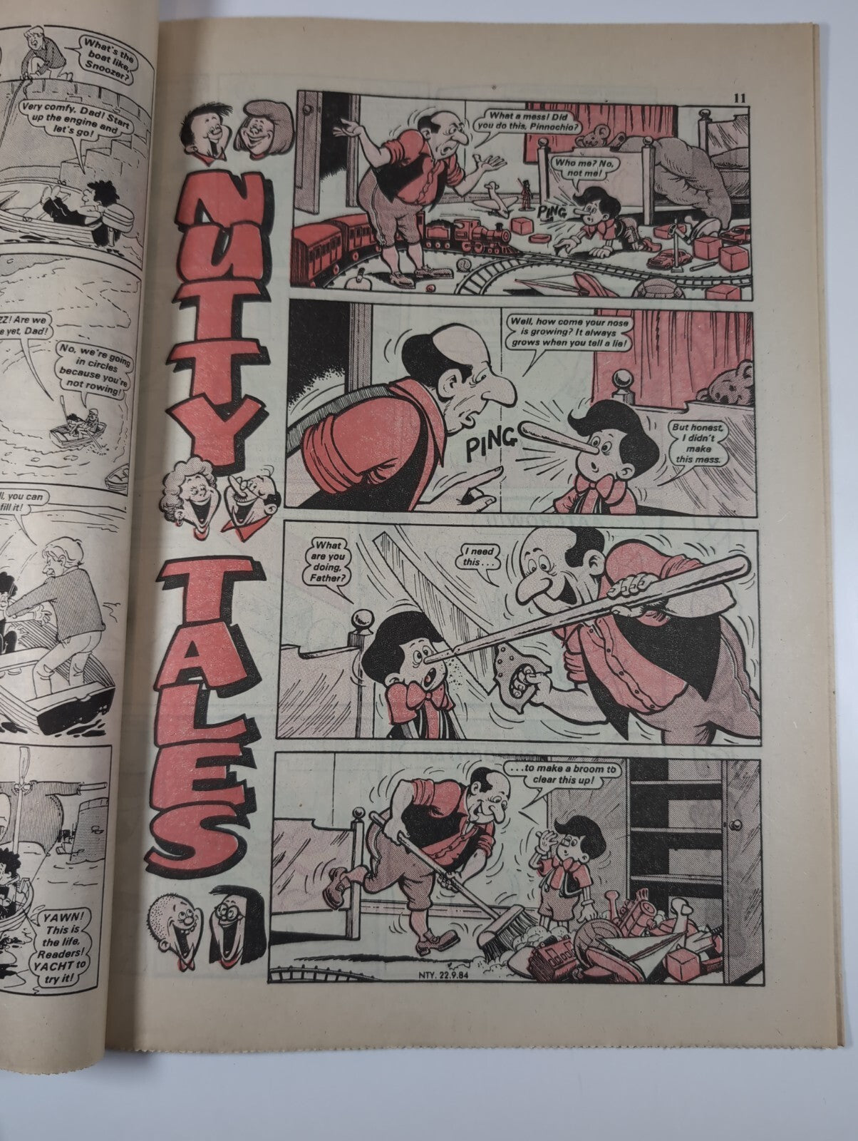 Nutty Comic Featuring Bananaman Issue No. 241 Sept 22nd 1984  Vintage Comic