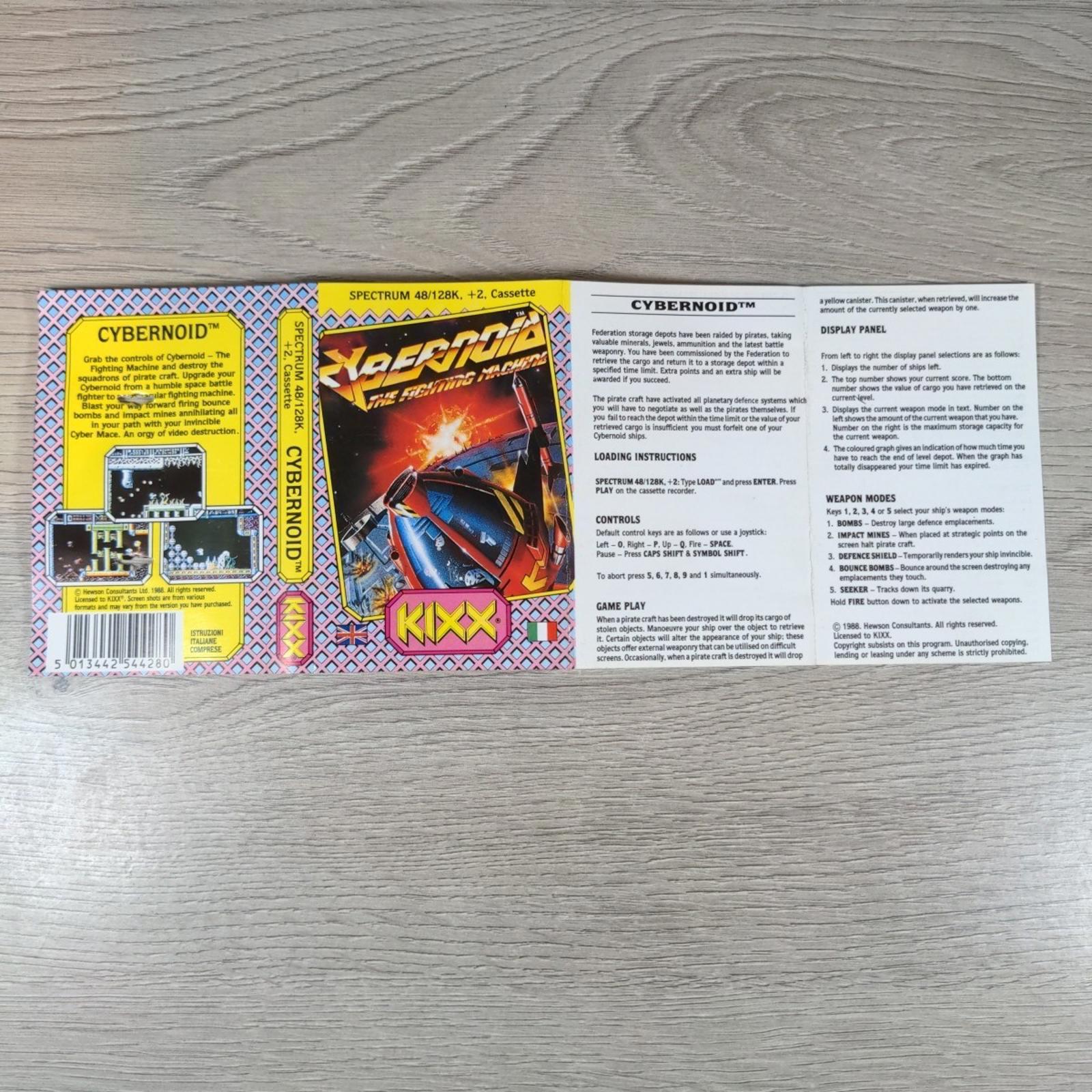 Cybernoid The Fighting Machine ZX Spectrum 48/128K Game Cassette Tested-Working