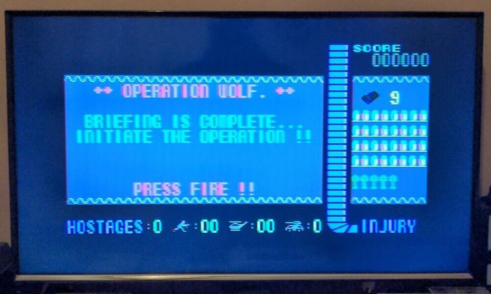 Operation Wolf Commodore 64 C64 Video Game Cassette Only Tested & Working