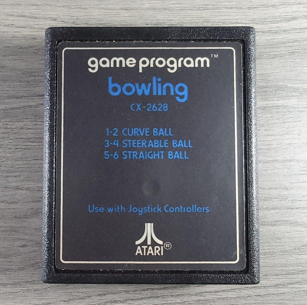 Bowling Atari 2600 Game CX2628 Cartridge & Manual Boxed CIB Tested & Working