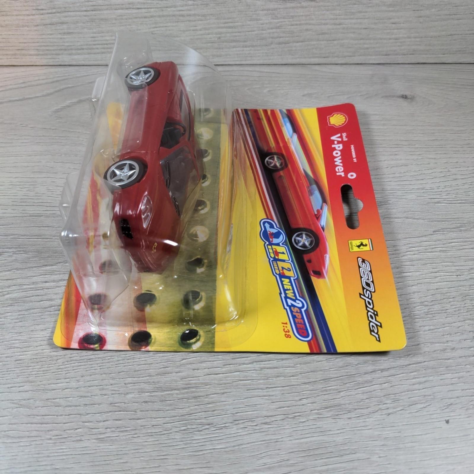 Shell V-Power Promotion Ferrari 360 Spider 1:38 Model Car Hot Wheels 2006