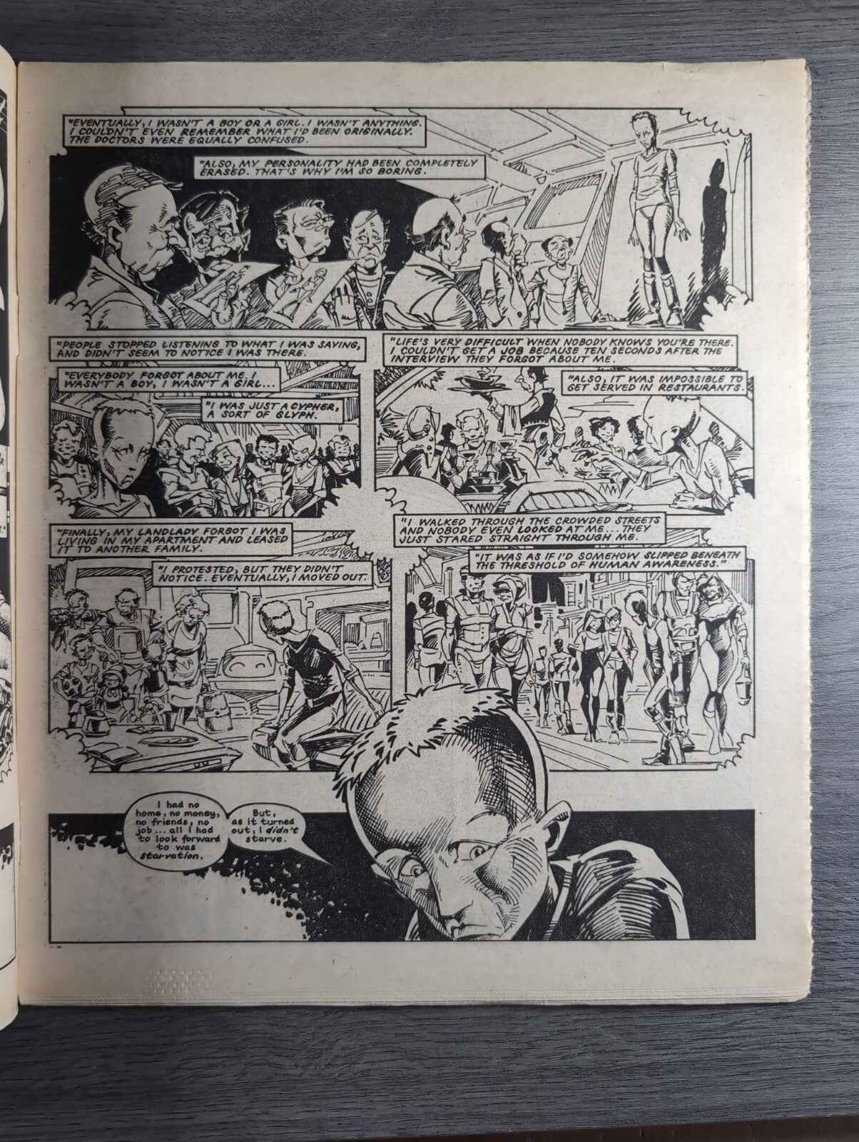 2000AD Prog 408 Featuring Judge Dread Comic 9th March 1985 Vintage Retro Comic