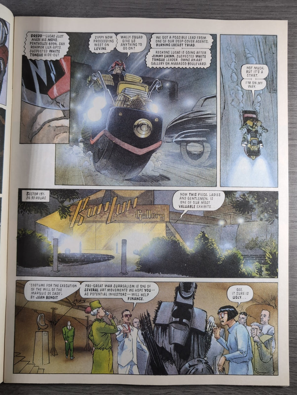 2000AD Prog 857 Featuring Judge Dredd Comic 16th Oct 1993 Vintage Retro Comic
