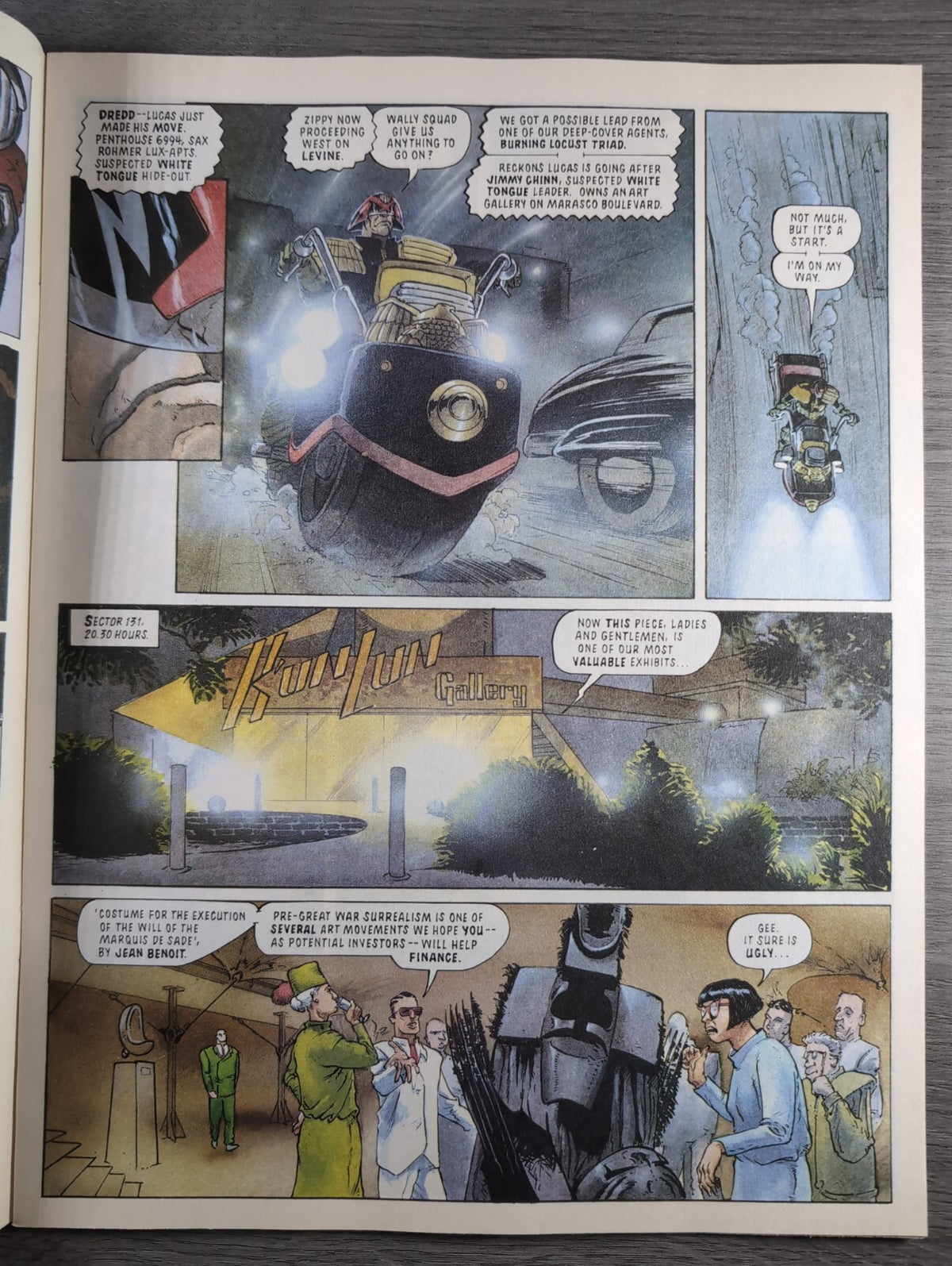 2000AD Prog 857 Featuring Judge Dredd Comic 16th Oct 1993 Vintage Retro Comic