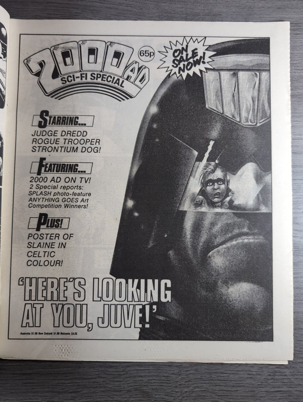 2000AD Prog 479 Featuring Juddge Dread Comic Date 19th July 1986 Vintage Comics