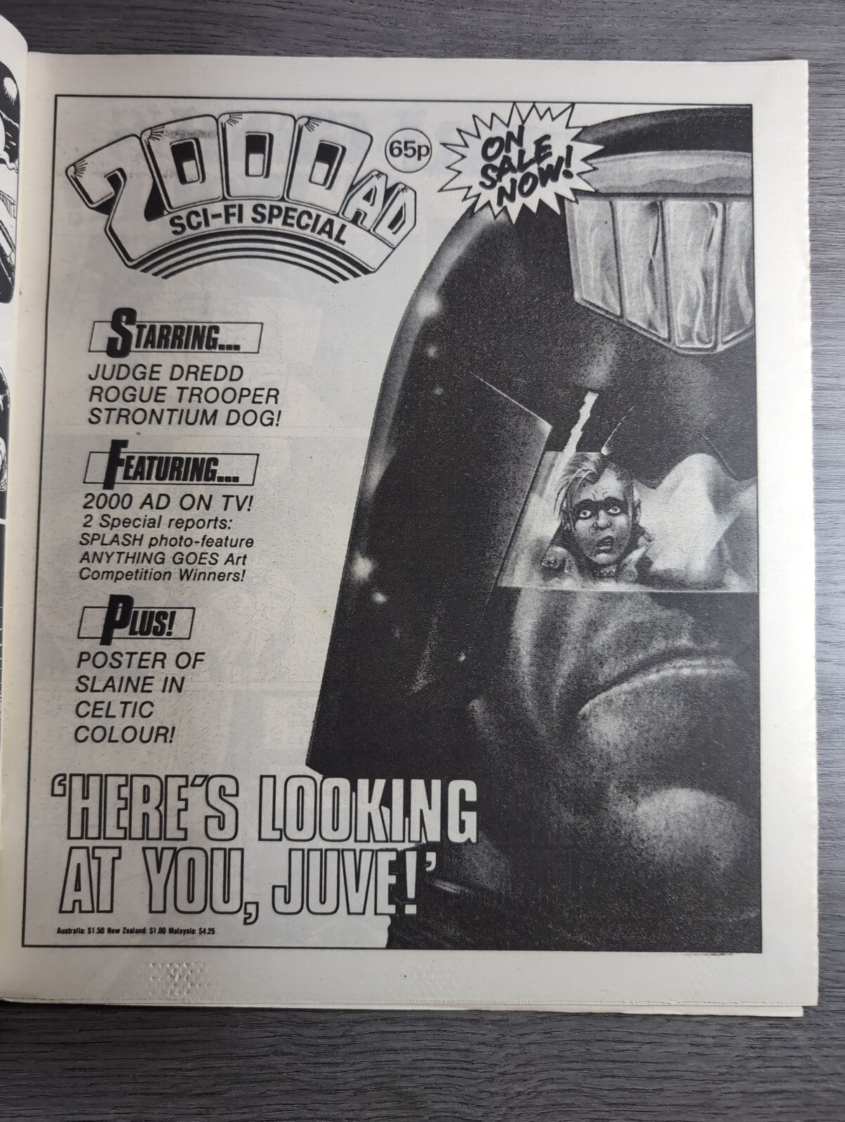 2000AD Prog 479 Featuring Juddge Dread Comic Date 19th July 1986 Vintage Comics