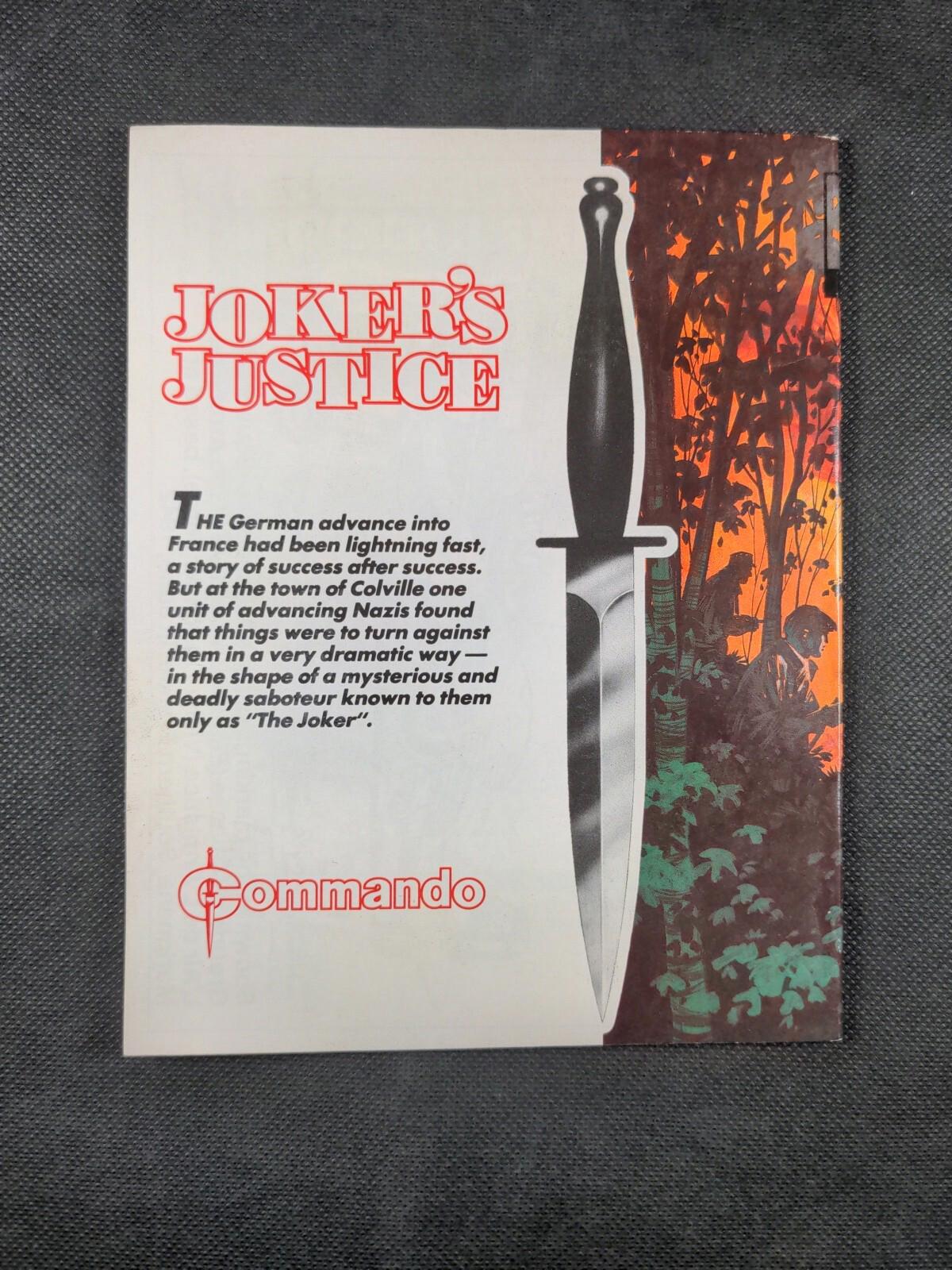 Commando Comic Issue Number 2748 Joker's Justice - Retrorama UK