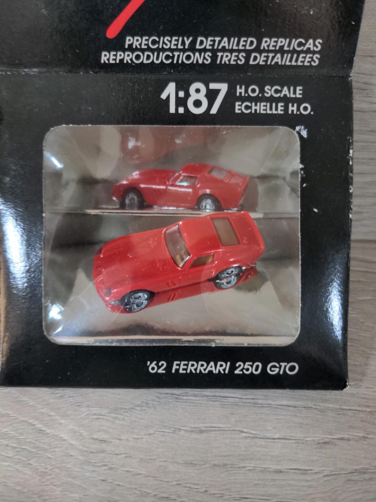 Monogram Mini Exacts 62 Ferrari 250 GTO No 2030 Diecast Model Car 1:87 H.O Scale