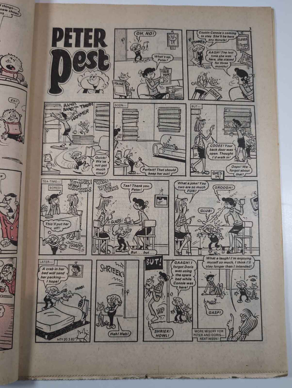 Nutty Comic Featuring Bananaman Issue No. 110 Mar 20th 1982 Vintage Retro Comic