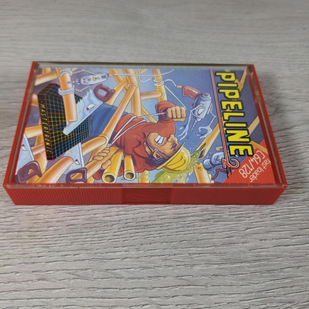 Super Pipeline 2 Commodore 64 C64 Game Cassette Mastertronic Tested & Working