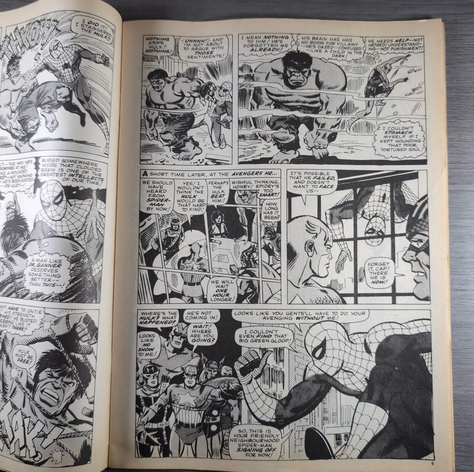 Spider-Man Comics Weekly No 76 Marvel Comics UK 27th July 1974 Vintage Comic