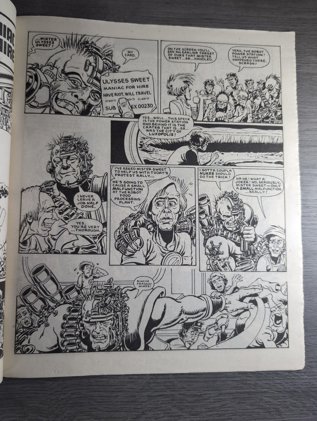 2000AD Prog 507 Featuring Judge Dread Comic 31st Jan 1987 Vintage Retro Comic