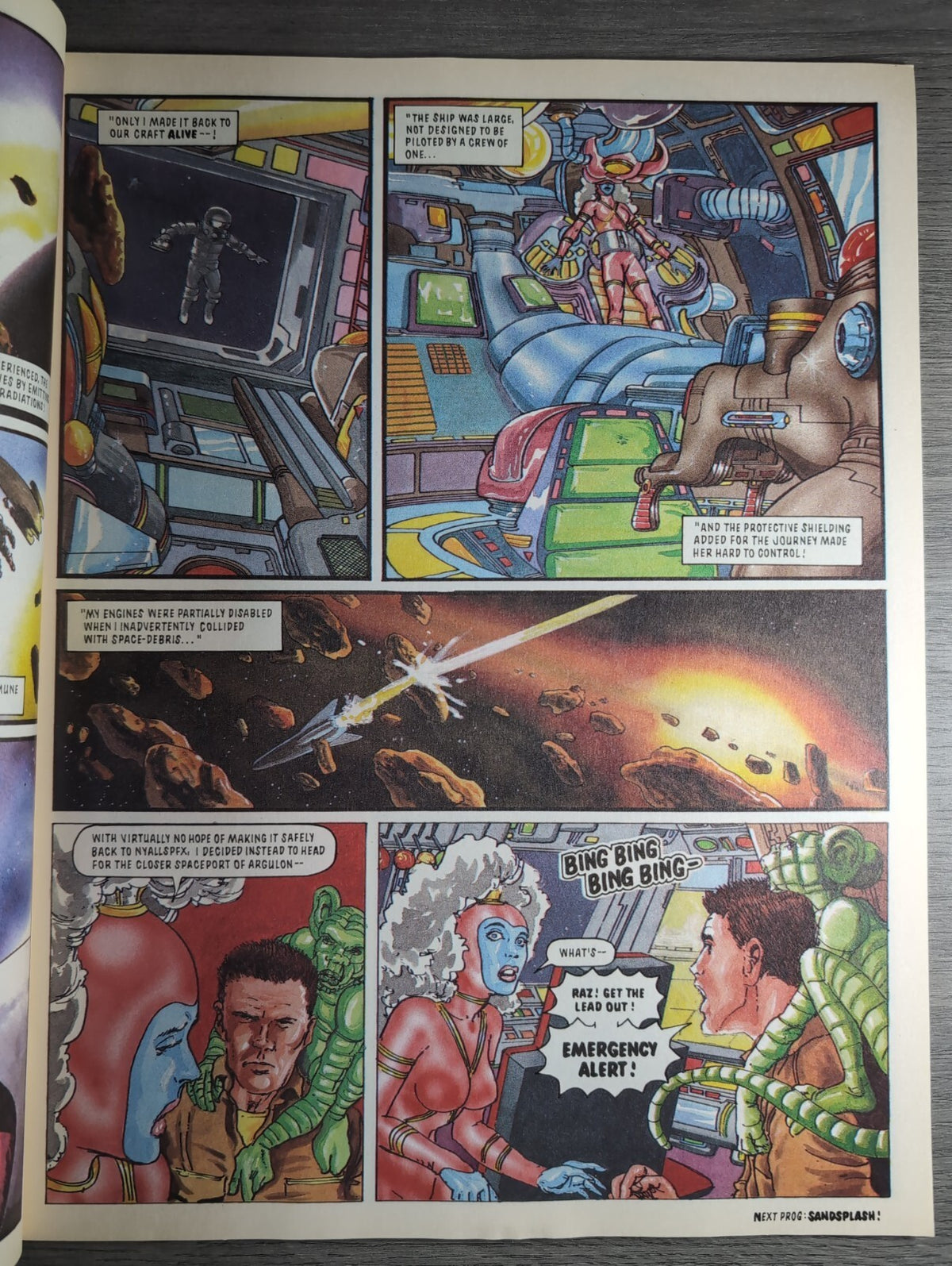 2000AD Prog 710 Featuring Judge Dredd Comic 22nd Dec 1990 Vintage Retro Comic