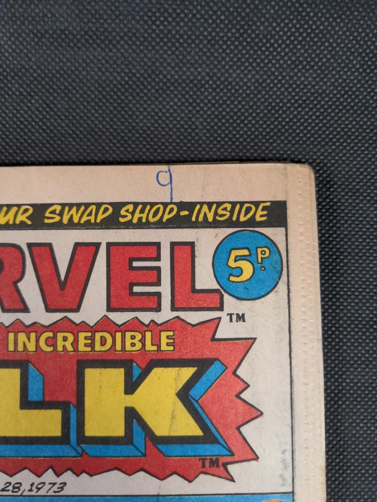 Mighty World of Marvel Issue No 43 July 1973 Vintage Marvel UK - Vintage Comic