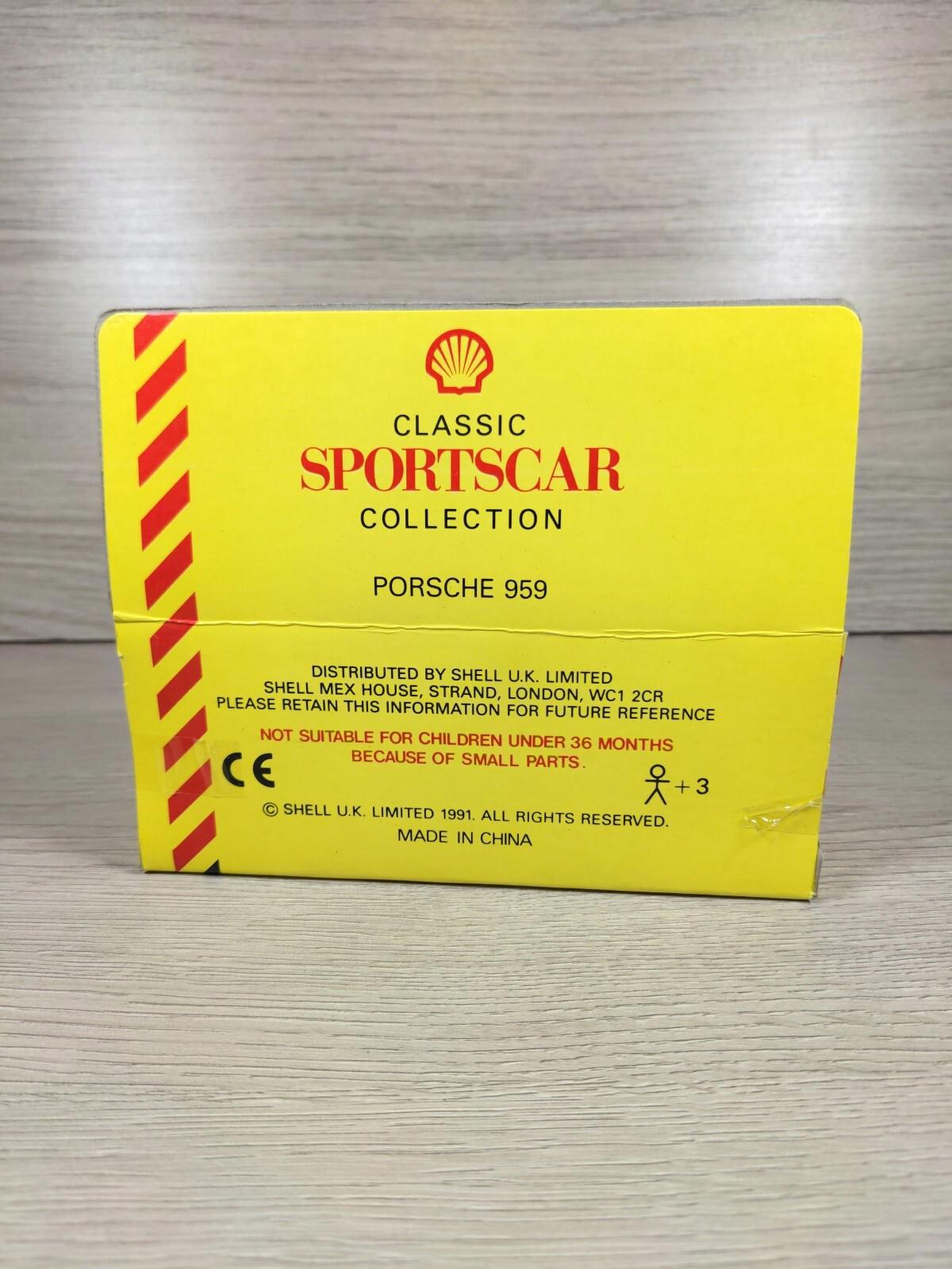 Shell Garage Promotion Classic Sports Car Collection Porsche 959 Vintage
