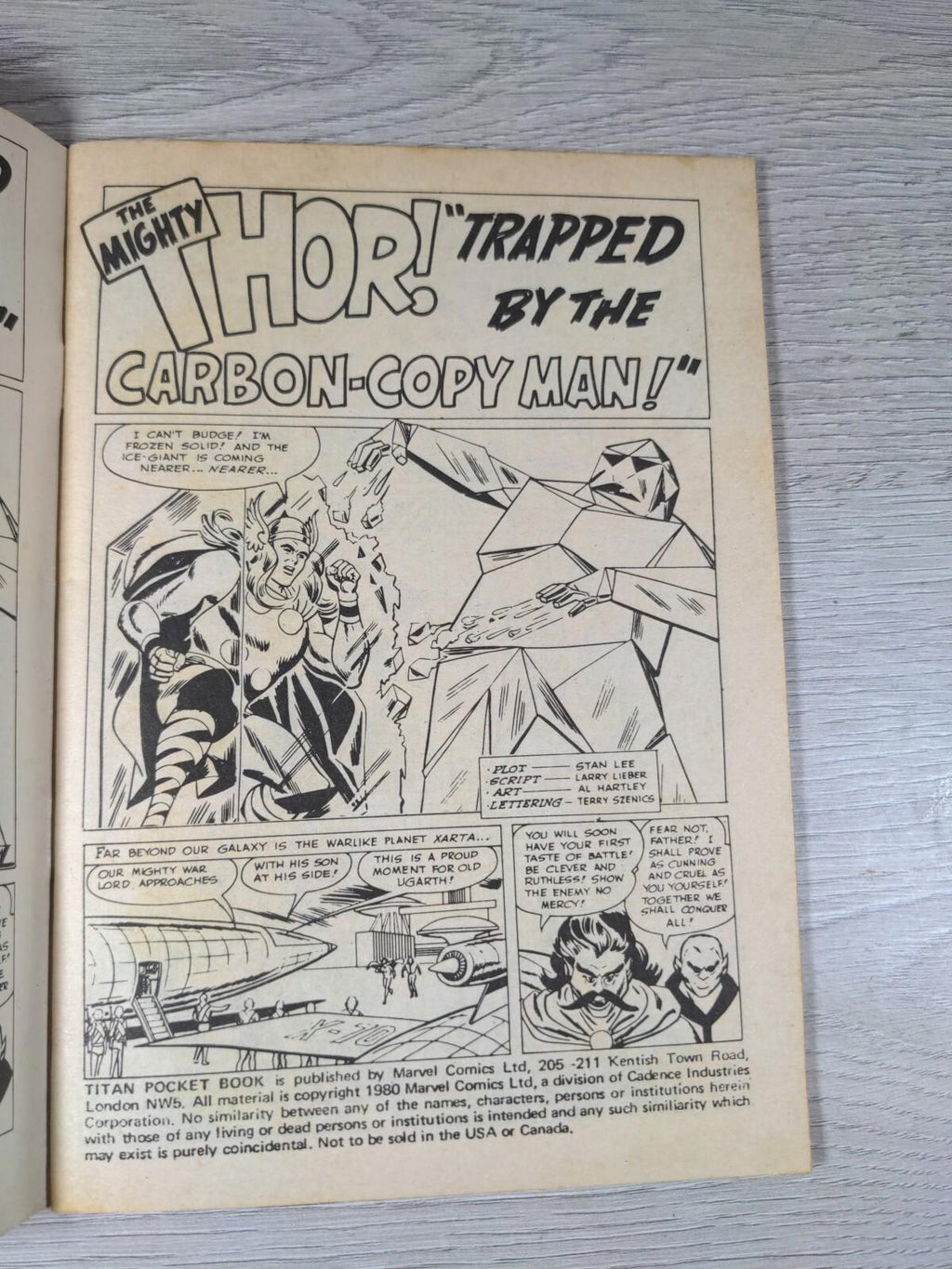 The Titans Pocket Book Issue Number 7  Marvel Digest Series 1980's Vintage Comic - Retrorama UK