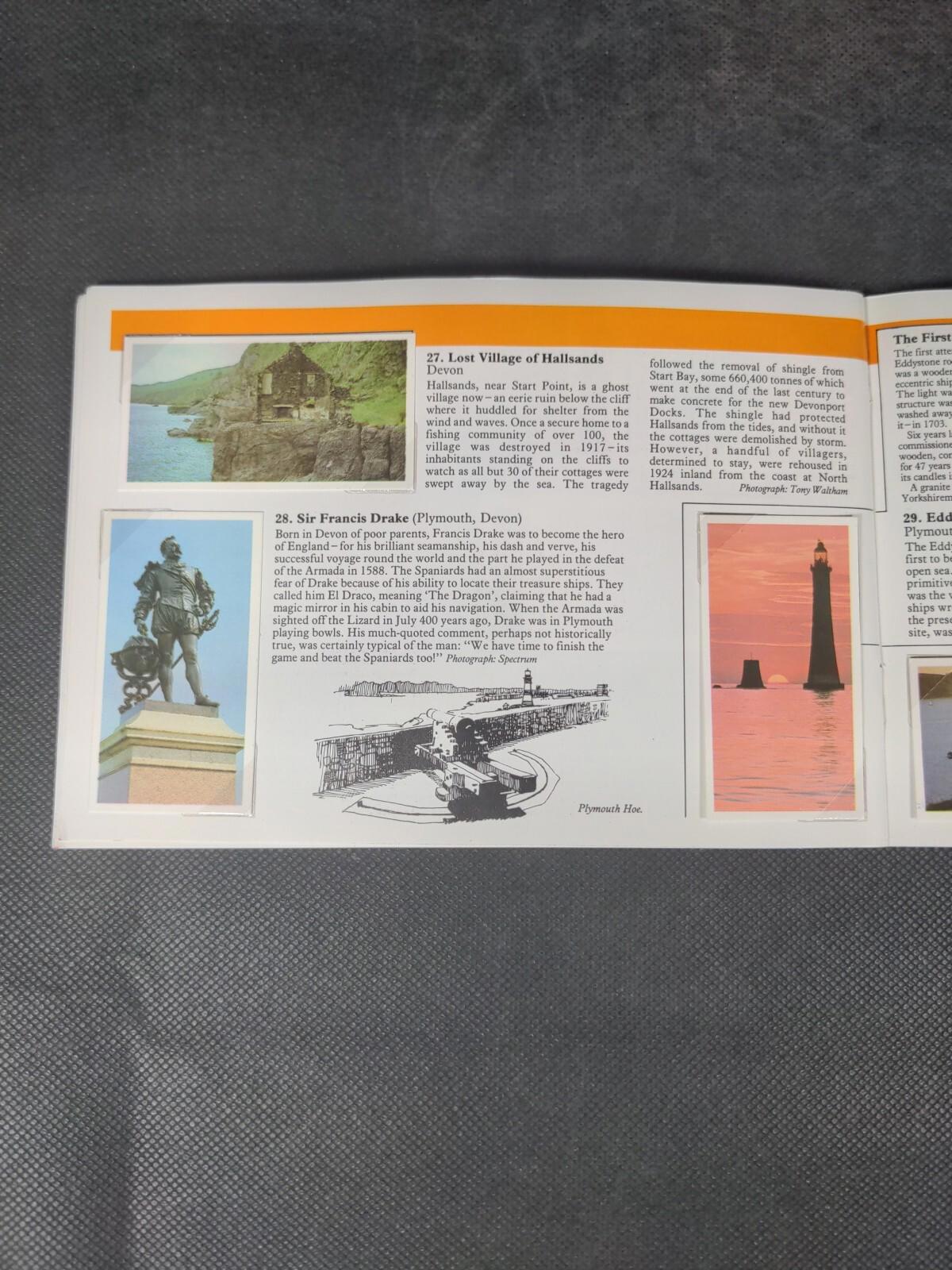 Brooke Bond Tea Cards: Discovering Our Coast PG Tips Album Complete