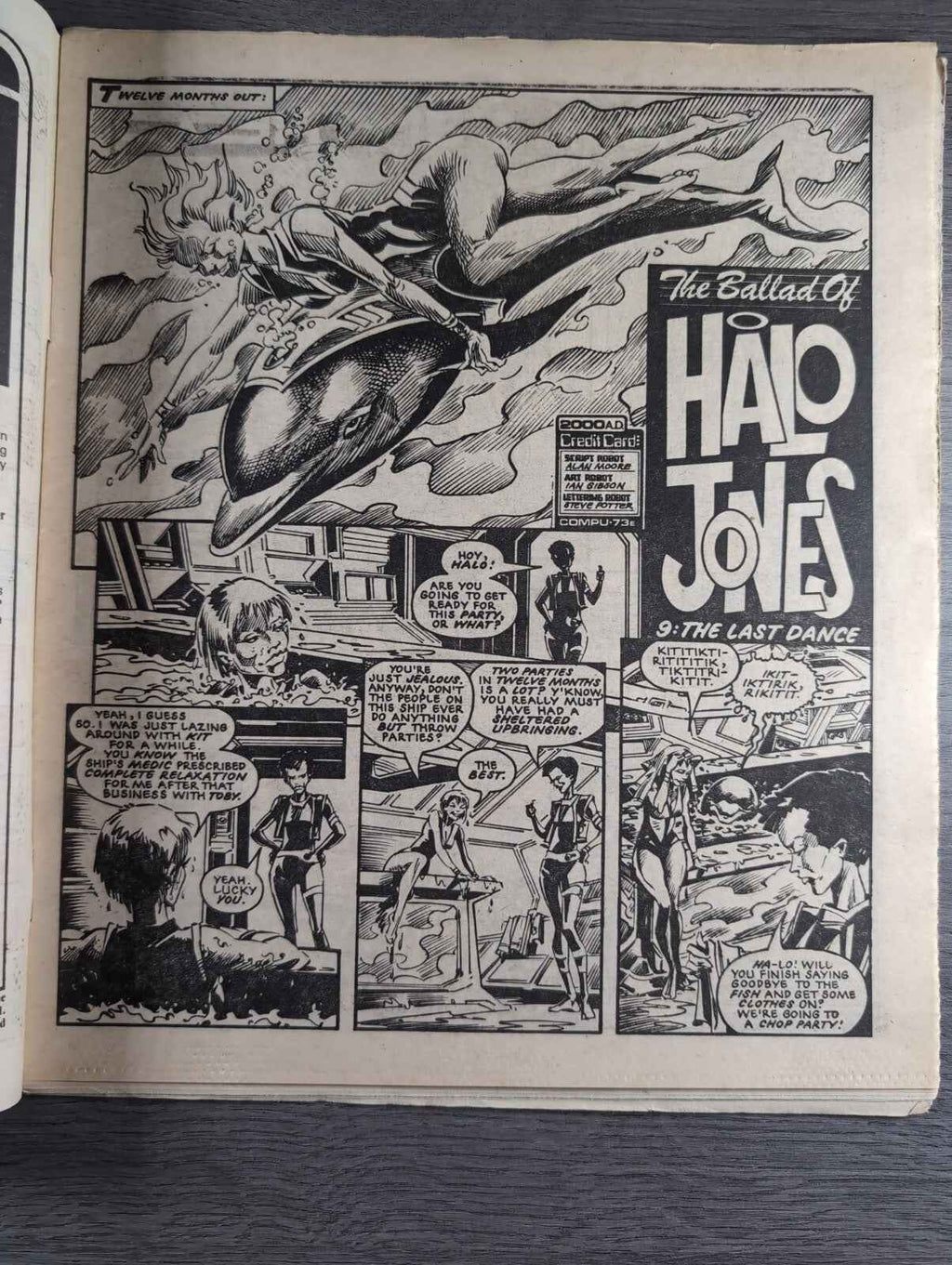 2000AD Prog 414 Featuring Judge Dread Comic 20 April 1985 Vintage Retro Comic