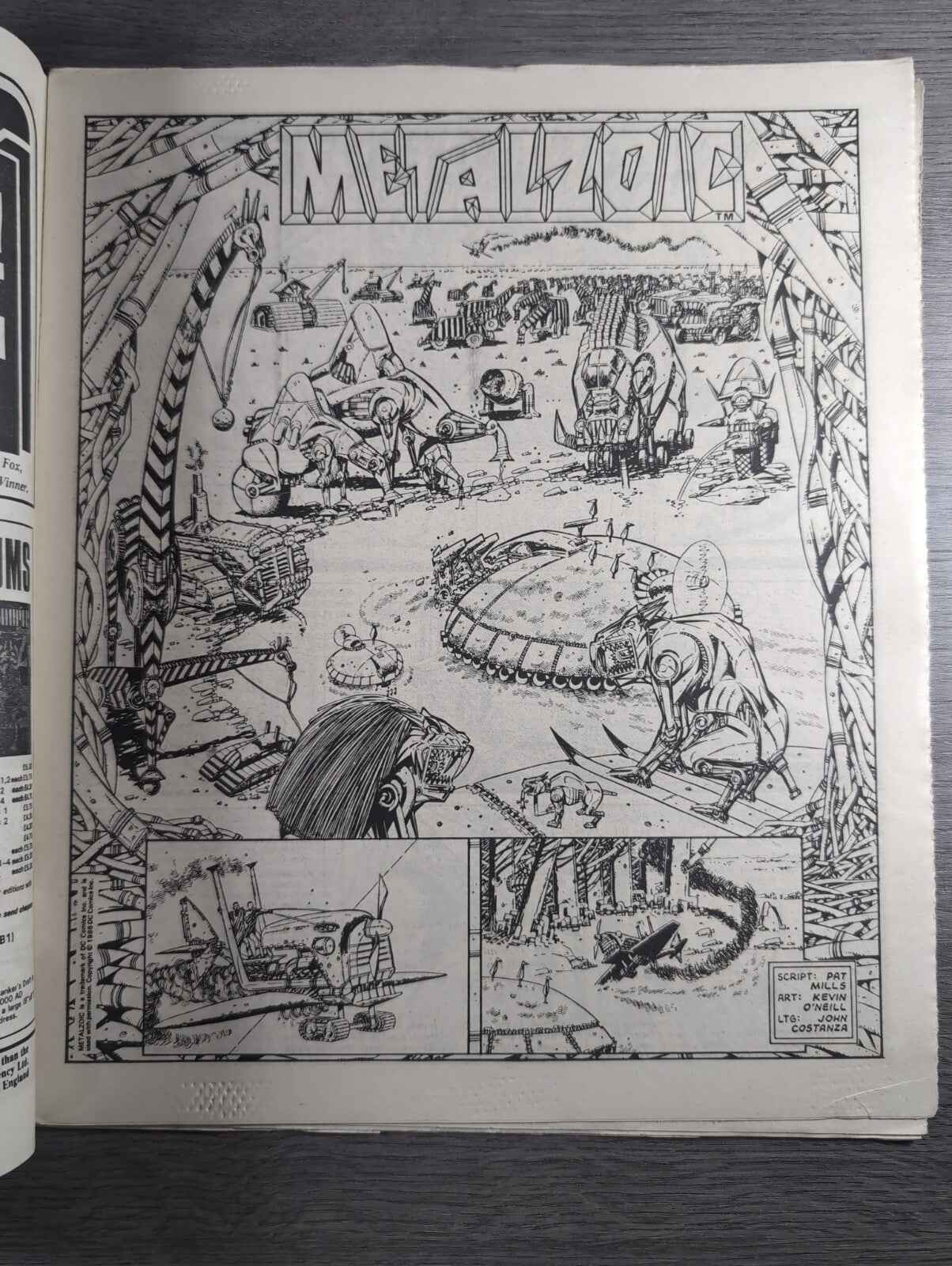 2000AD Prog 484 Featuring Judge Dread Comic Date 23rd Aug 1986 Retro Comics