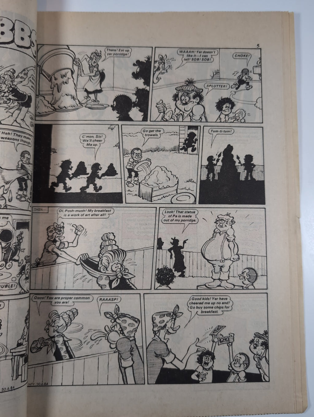 Nutty Comic Featuring Bananaman Issue No. 229 June 20th 1984 Vintage Retro Comic